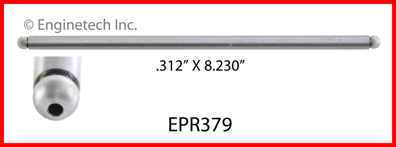 1987 Chevrolet V30 7.4L Engine Push Rod EPR379 -312