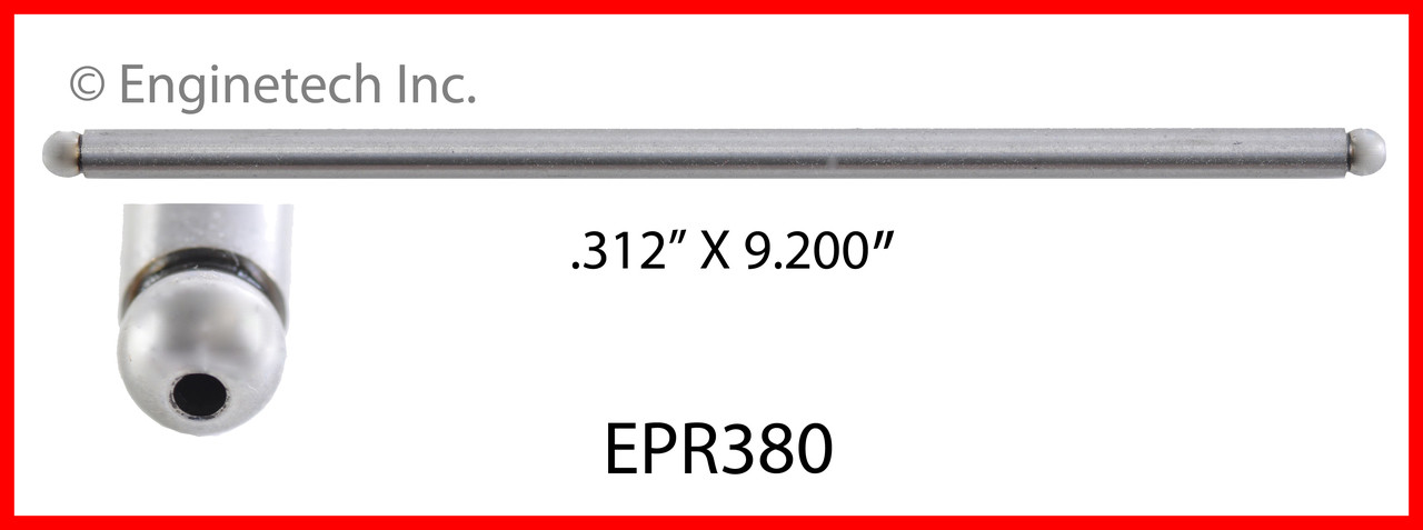 1986 Chevrolet P30 7.4L Engine Push Rod EPR380 -301