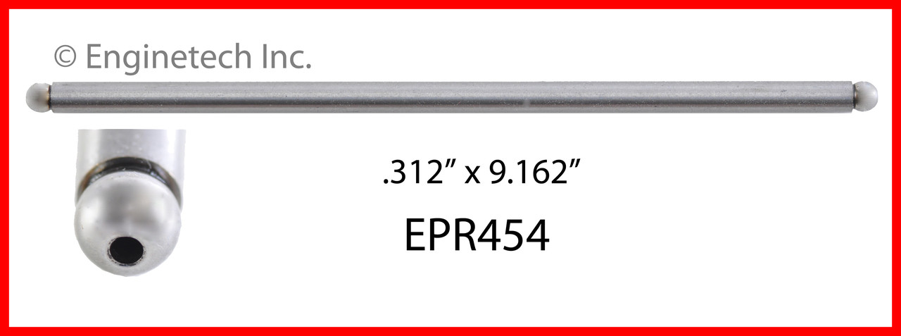 1991 Chevrolet C3500 7.4L Engine Push Rod EPR454 -3