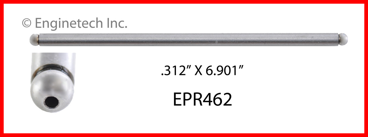 1993 Dodge B150 5.2L Engine Push Rod EPR462 -12