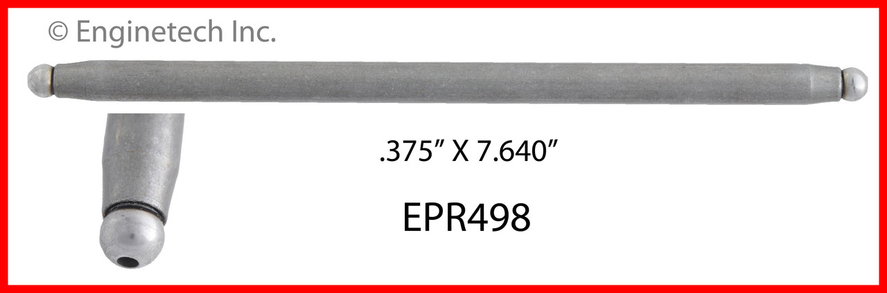 1999 Chevrolet C2500 7.4L Engine Push Rod EPR498 -3