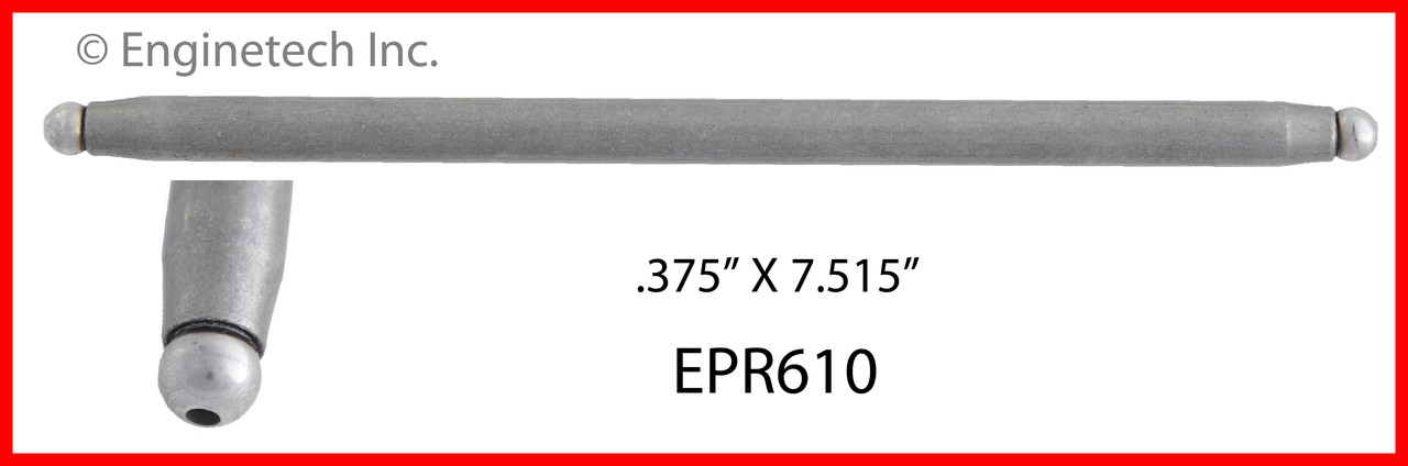 2002 Chevrolet S10 2.2L Engine Push Rod EPR610 -42