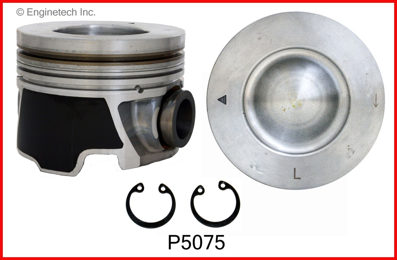 Piston Set - 2006 Chevrolet Express 3500 6.6L Engine - P5075(8)ZE18