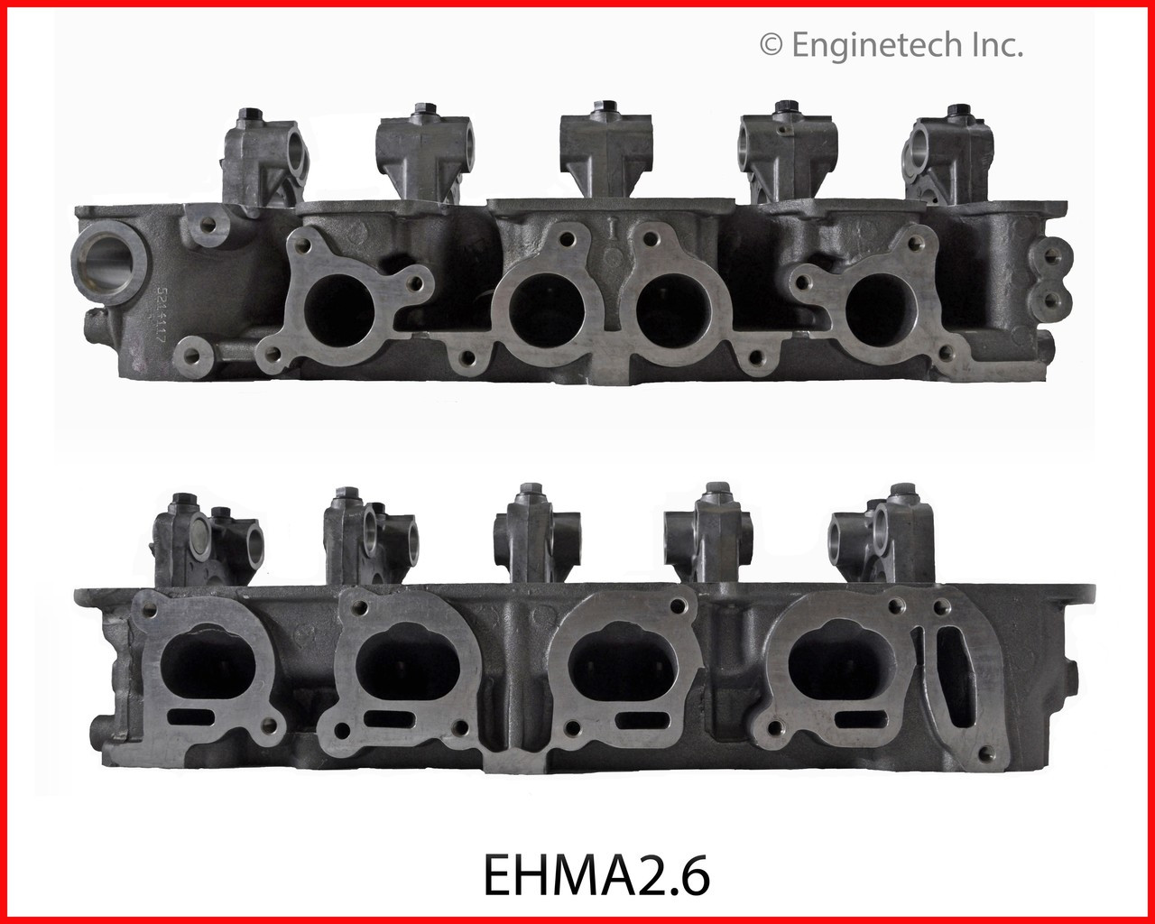 Cylinder Head - 1993 Mazda MPV 2.6L Engine - EHMA2.6ZE9