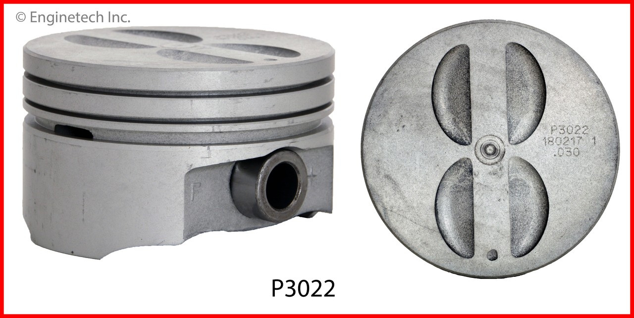 Piston Set - 1994 Chevrolet Commercial Chassis 5.7L Engine - P3022(8)ZE93
