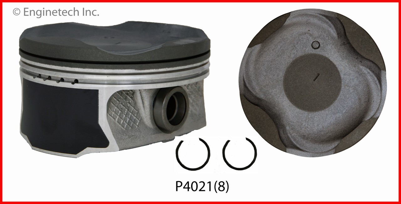 Piston Set - 2009 Toyota Tundra 5.7L Engine - P4021(8)ZE22