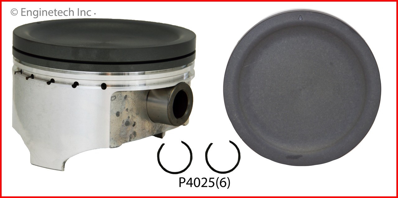 Piston Set - 2006 Suzuki Grand Vitara 2.7L Engine - P4025(6)ZE12