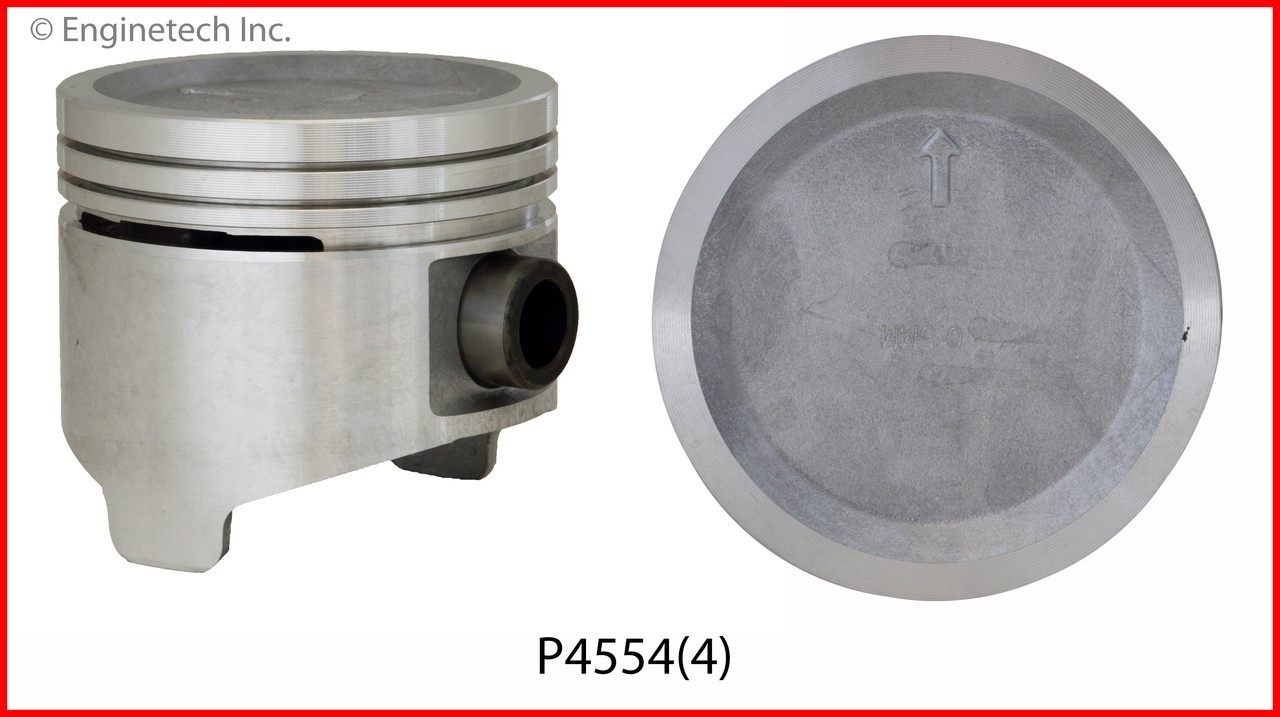 Piston Set - 1991 Isuzu Amigo 2.3L Engine - P4554(4)ZE30