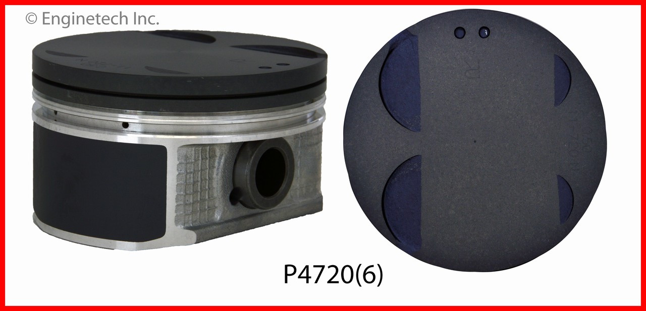 Piston Set - 2002 Toyota Camry 3.0L Engine - P4720(6)ZE111