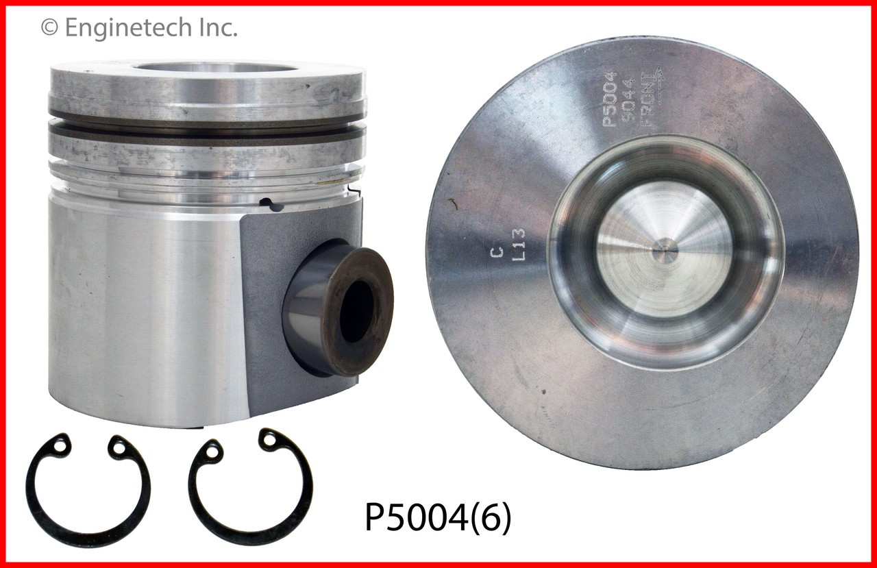 Piston Set - 1992 Dodge D350 5.9L Engine - P5004(6)ZE27
