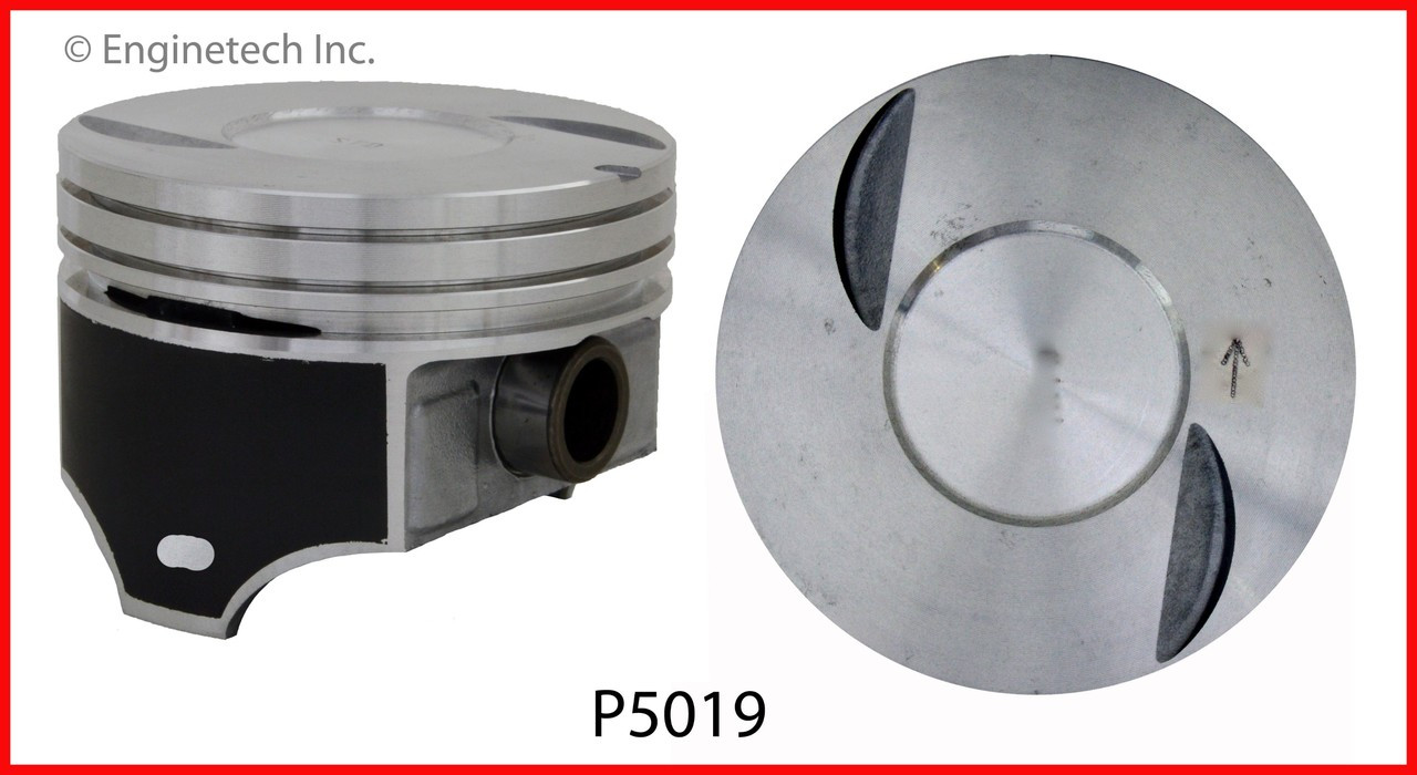 Piston Set - 1990 Chevrolet V3500 7.4L Engine - P5019(8)ZE348