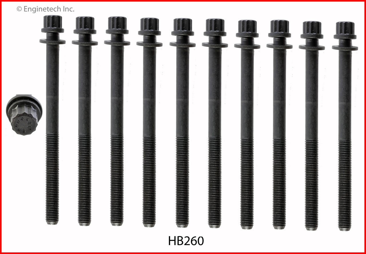 Cylinder Head Bolt Set - 2007 Honda S2000 2.2L Engine - HB260ZE8