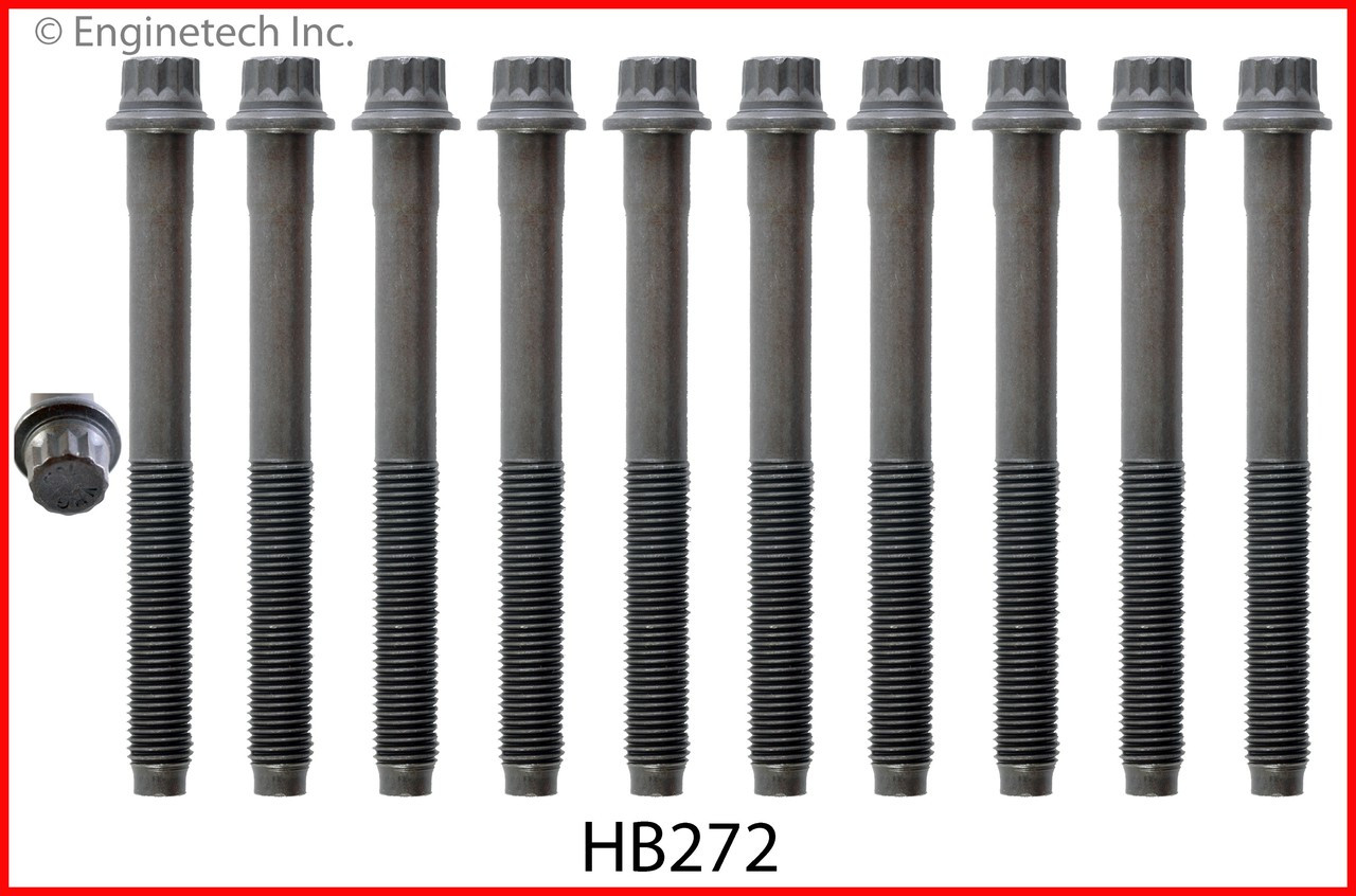 Cylinder Head Bolt Set - 2005 Mitsubishi Lancer 2.0L Engine - HB272ZE6