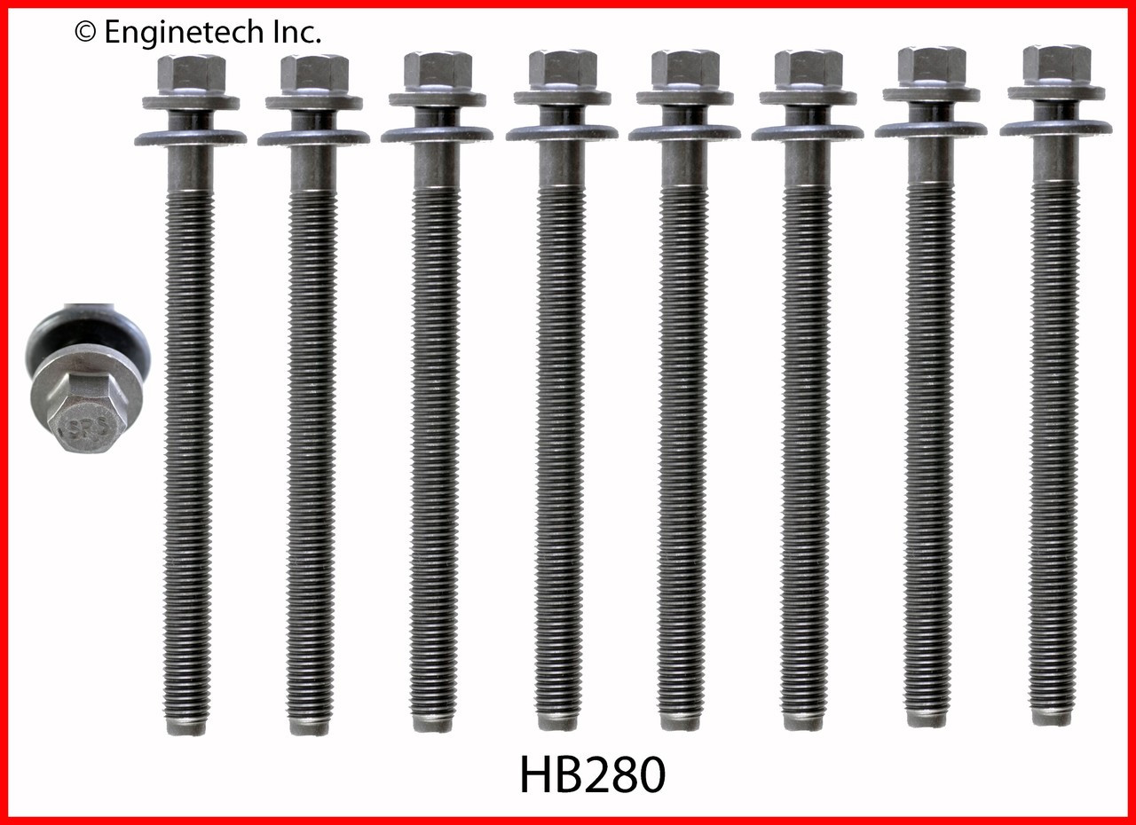 Cylinder Head Bolt Set - 2009 Lincoln MKX 3.5L Engine - HB280ZE16