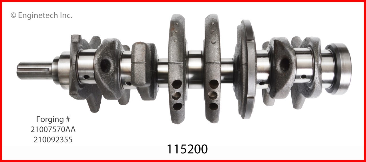 Crankshaft Kit - 2001 Saturn SL 1.9L Engine - 115200ZE23