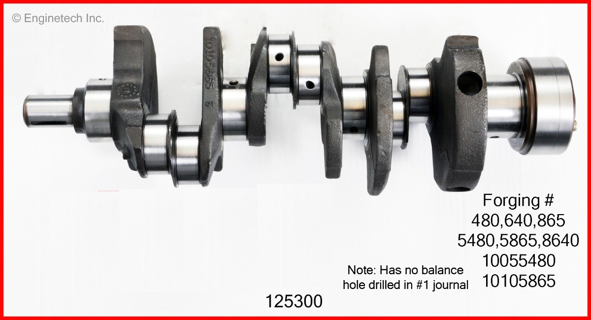 Crankshaft Kit - 1992 Chevrolet G30 4.3L Engine - 125300ZE175