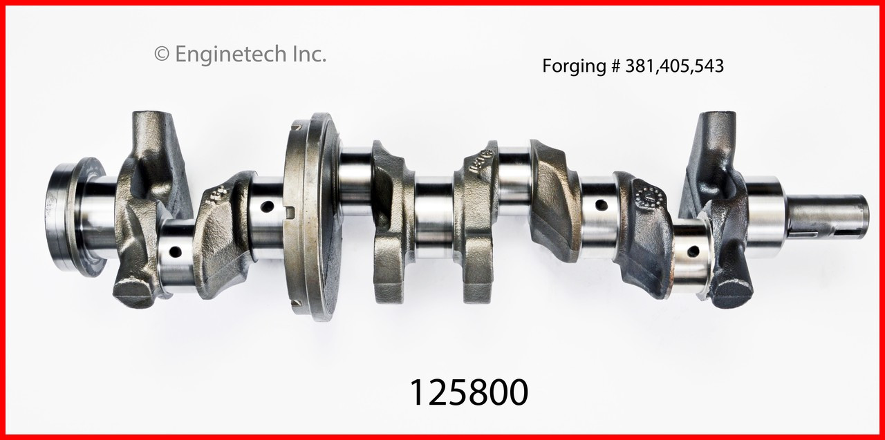Crankshaft Kit - 1988 Chevrolet Celebrity 2.5L Engine - 125800ZE18