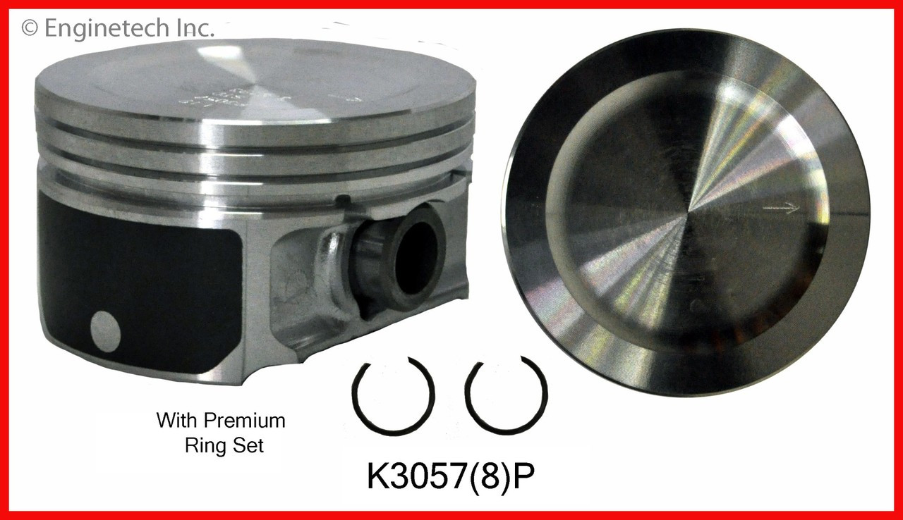 Piston and Ring Kit - 2005 Ford E-250 5.4L Engine - K3057(8)ZE524