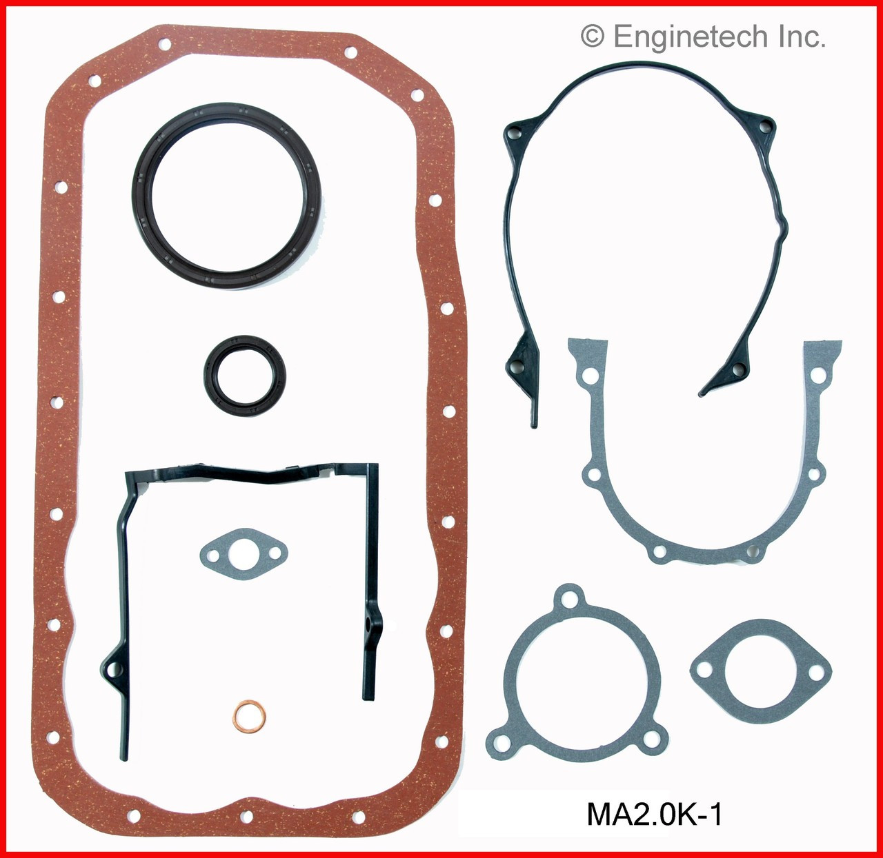1987 Mazda 626 2.0L Engine Gasket Set MA2.0K-1 -5