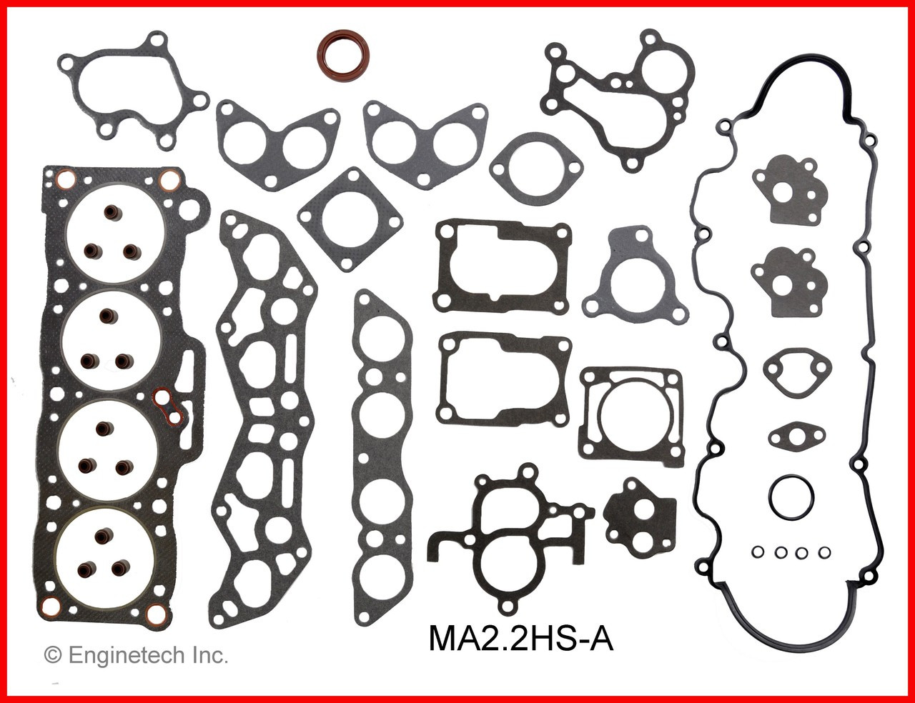 1990 Mazda 626 2.2L Engine Cylinder Head Gasket Set MA2.2HS-A -7