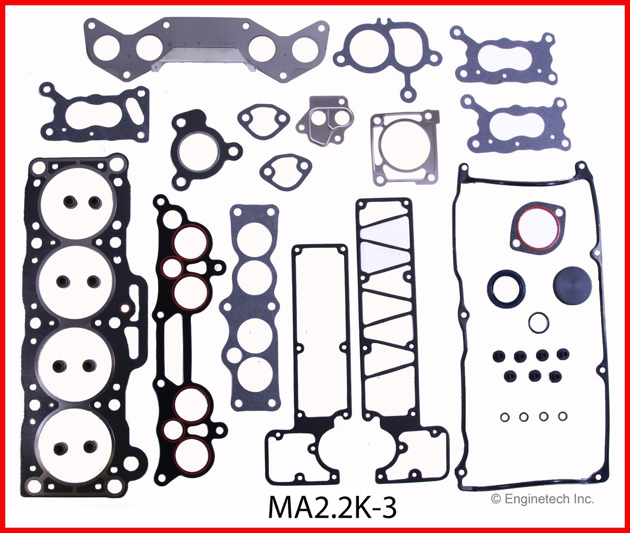 1992 Mazda B2200 2.2L Engine Gasket Set MA2.2K-3 -9