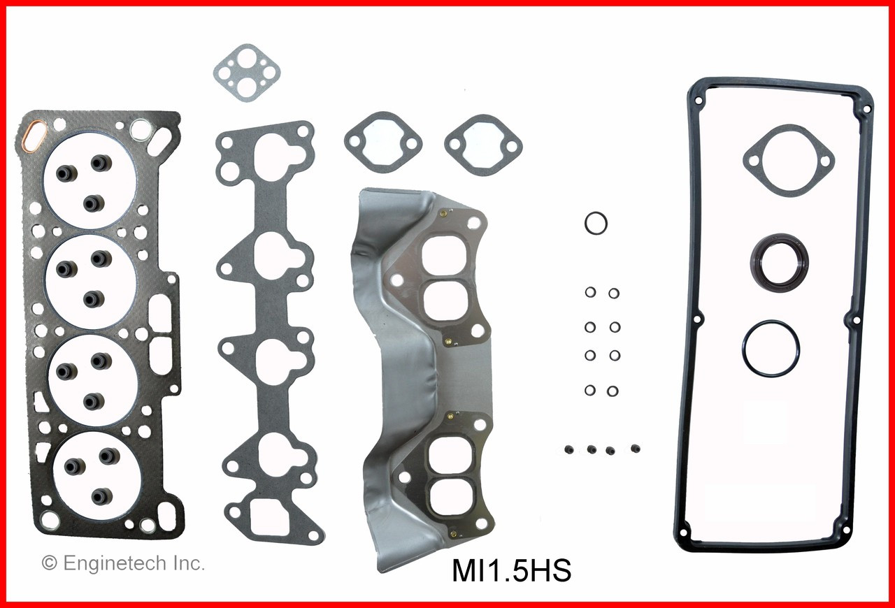 1993 Dodge Colt 1.5L Engine Gasket Set MI1.5K-2 -7