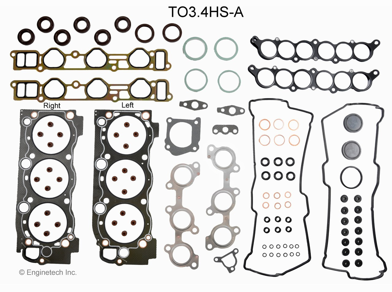 1996 Toyota T100 3.4L Engine Cylinder Head Gasket Set TO3.4HS-A -4