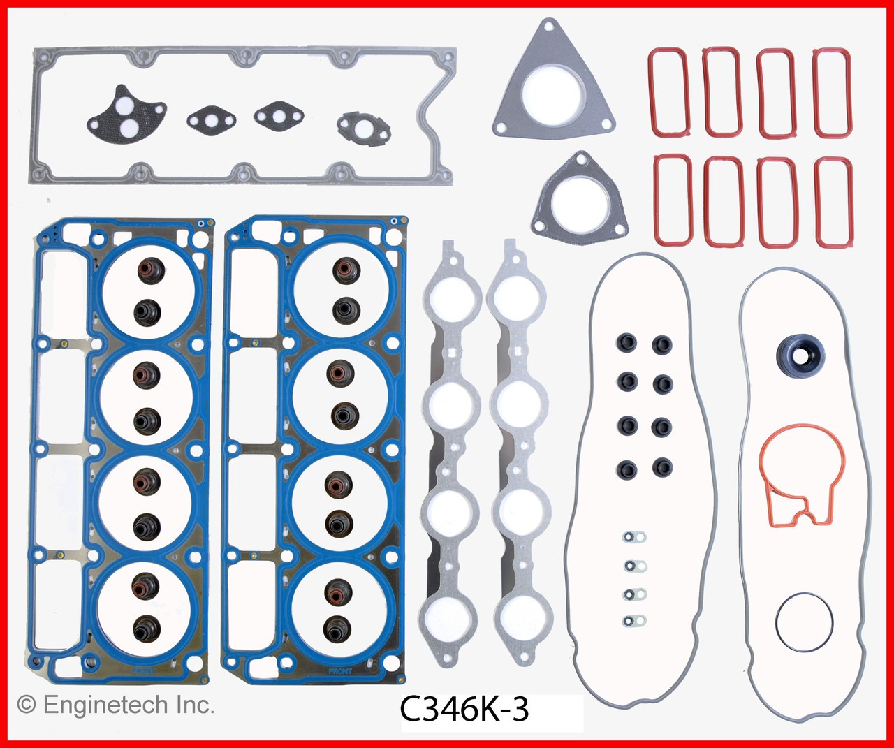 2002 Pontiac Firebird 5.7L Engine Gasket Set C346K-3 -2