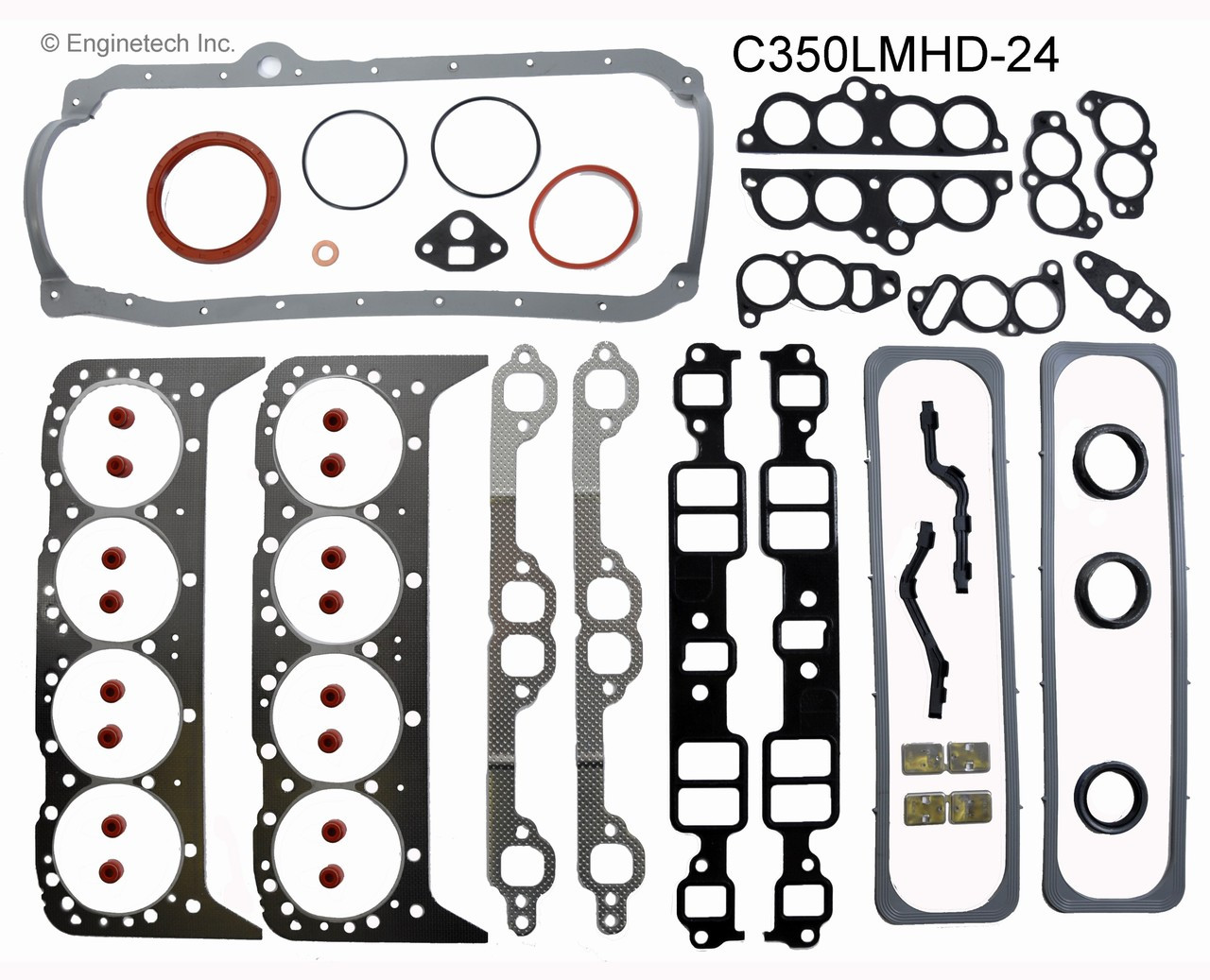 1993 Chevrolet K2500 5.7L Engine Gasket Set C350LMHD-24 -277