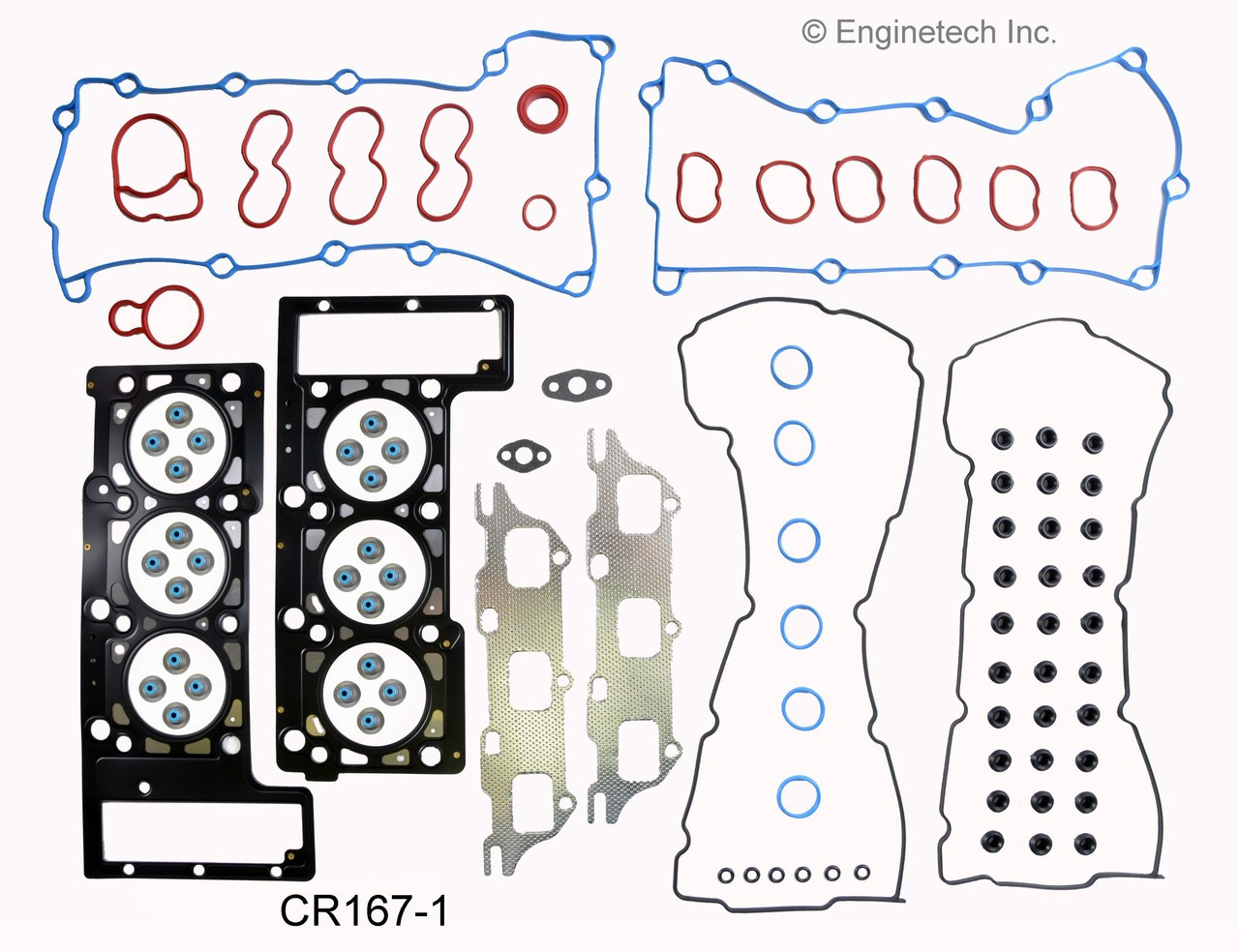 2010 Chrysler 300 2.7L Engine Gasket Set CR167-1 -56