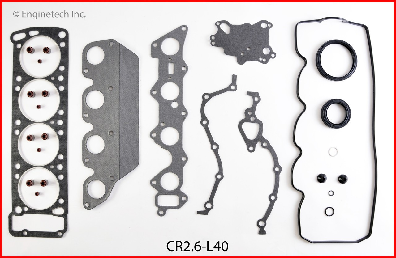1987 Mazda B2600 2.6L Engine Gasket Set CR2.6L-40 -72