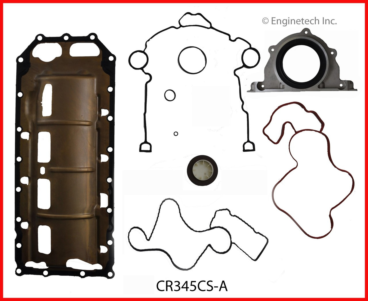 2007 Chrysler Aspen 5.7L Engine Lower Gasket Set CR345CS-A -17