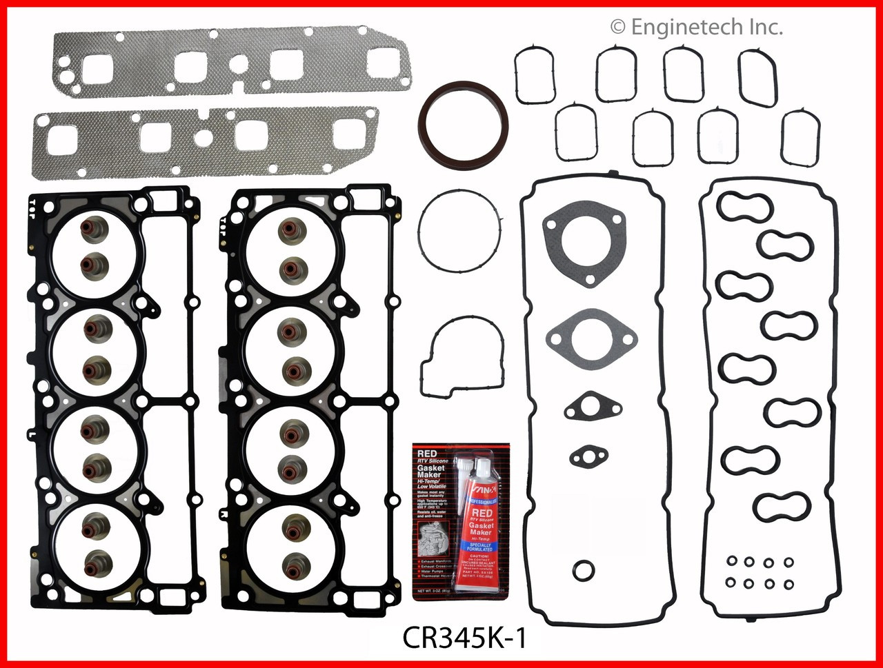 2007 Dodge Ram 2500 5.7L Engine Gasket Set CR345K-1 -21