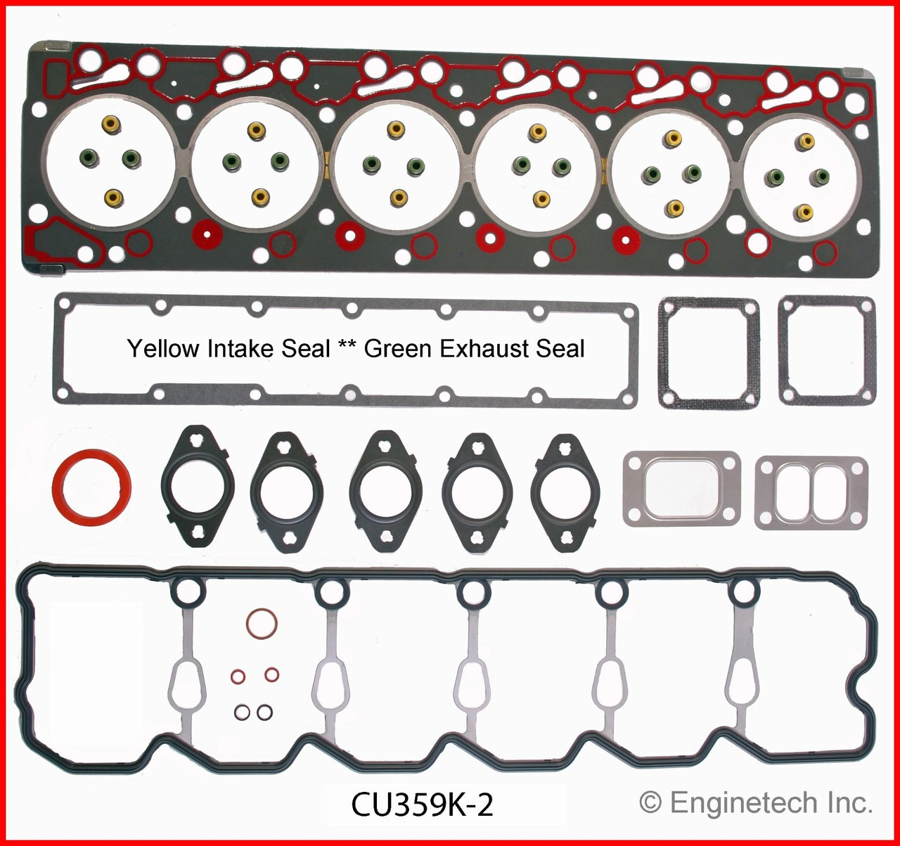 1999 Dodge Ram 2500 5.9L Engine Gasket Set CU359K-2 -3