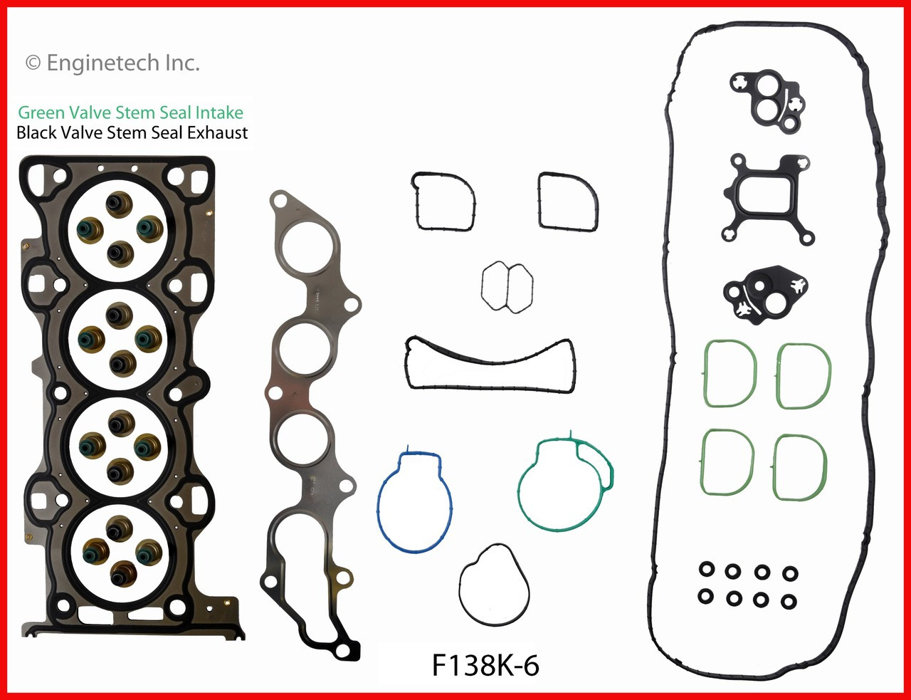 2006 Ford Ranger 2.3L Engine Gasket Set F138K-6 -10