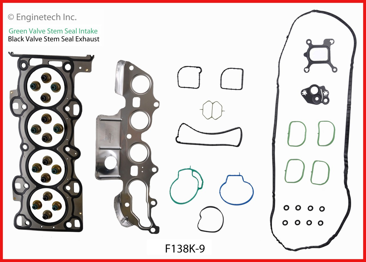 2008 Mercury Mariner 2.3L Engine Gasket Set F138K-9 -12