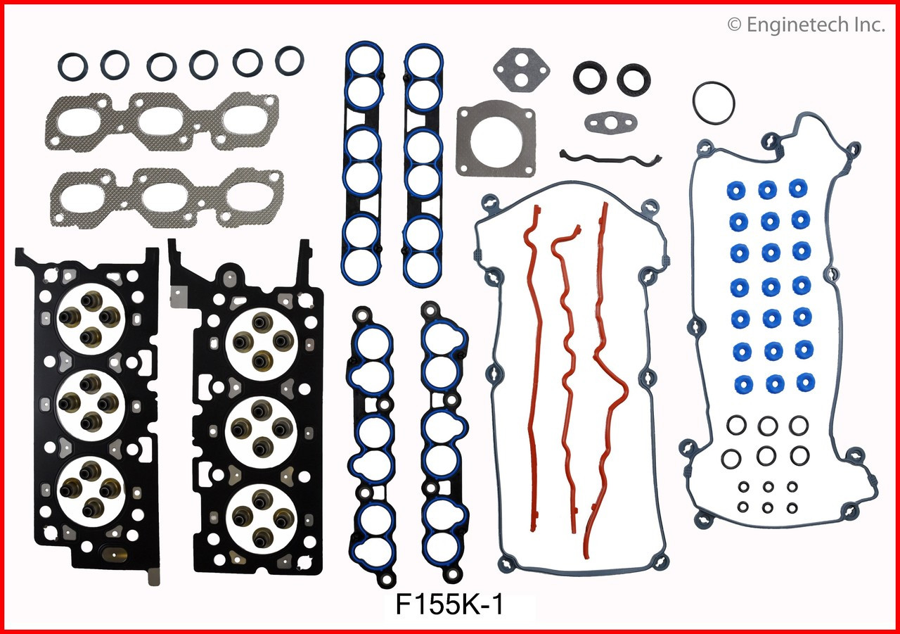 1998 Ford Contour 2.5L Engine Gasket Set F155K-1 -8
