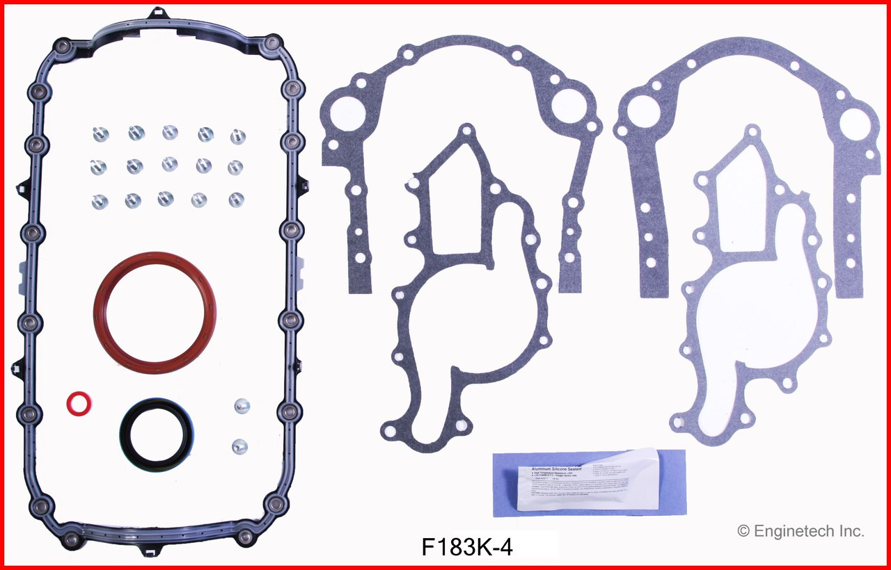 1990 Mercury Sable 3.0L Engine Gasket Set F183K-4 -3