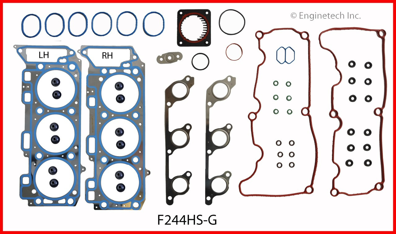 2007 Ford Explorer Sport Trac 4.0L Engine Cylinder Head Gasket Set F244HS-G -12