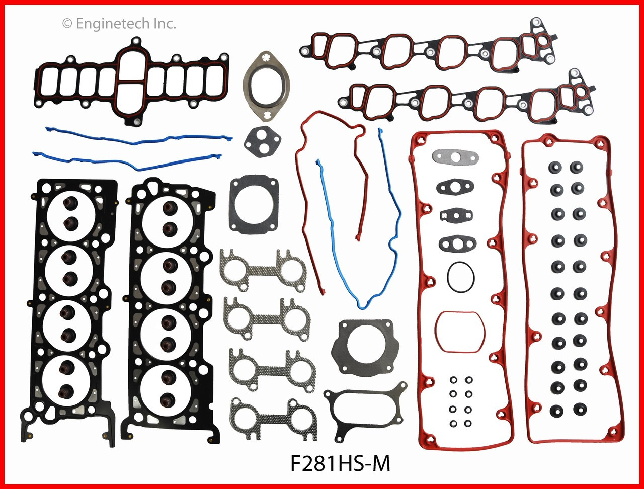 2004 Ford Mustang 4.6L Engine Cylinder Head Gasket Set F281HS-M -11