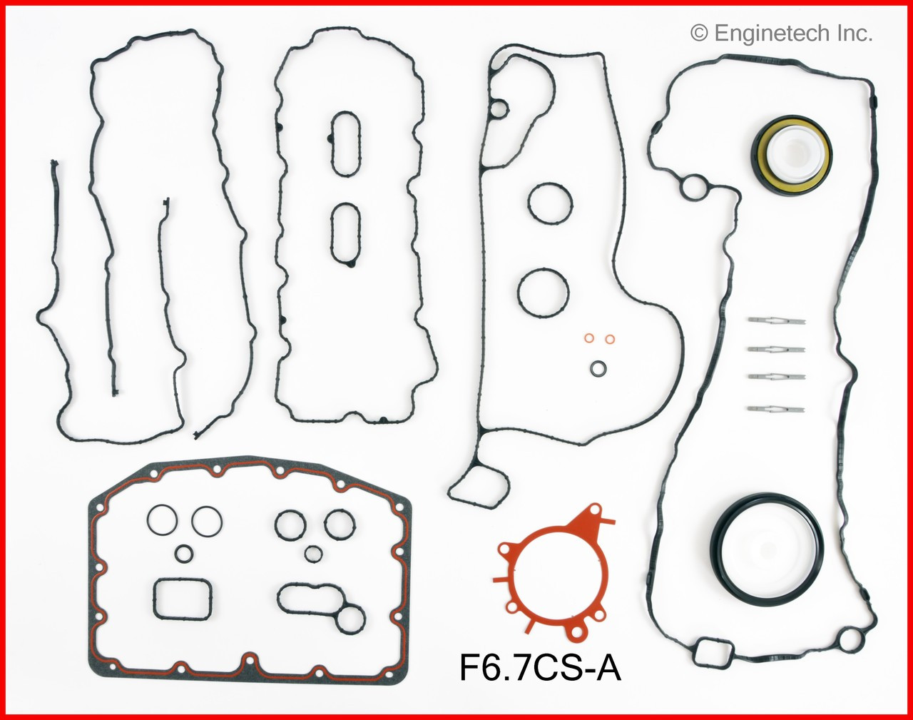 2012 Ford F-250 Super Duty 6.7L Engine Lower Gasket Set F6.7CS-A -24