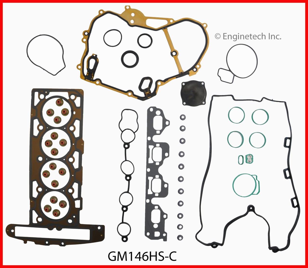 2007 Pontiac Solstice 2.4L Engine Cylinder Head Gasket Set GM146HS-C -8