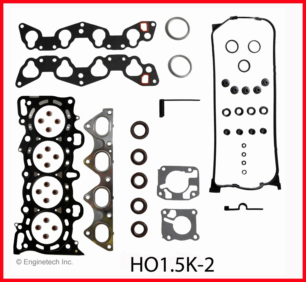 1995 Honda Civic 1.5L Engine Gasket Set HO1.5K-2 -9