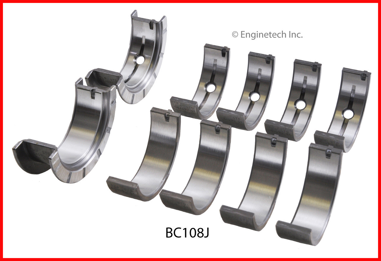 2003 Pontiac Grand Am 2.2L Engine Crankshaft Main Bearing Set BC108J -54