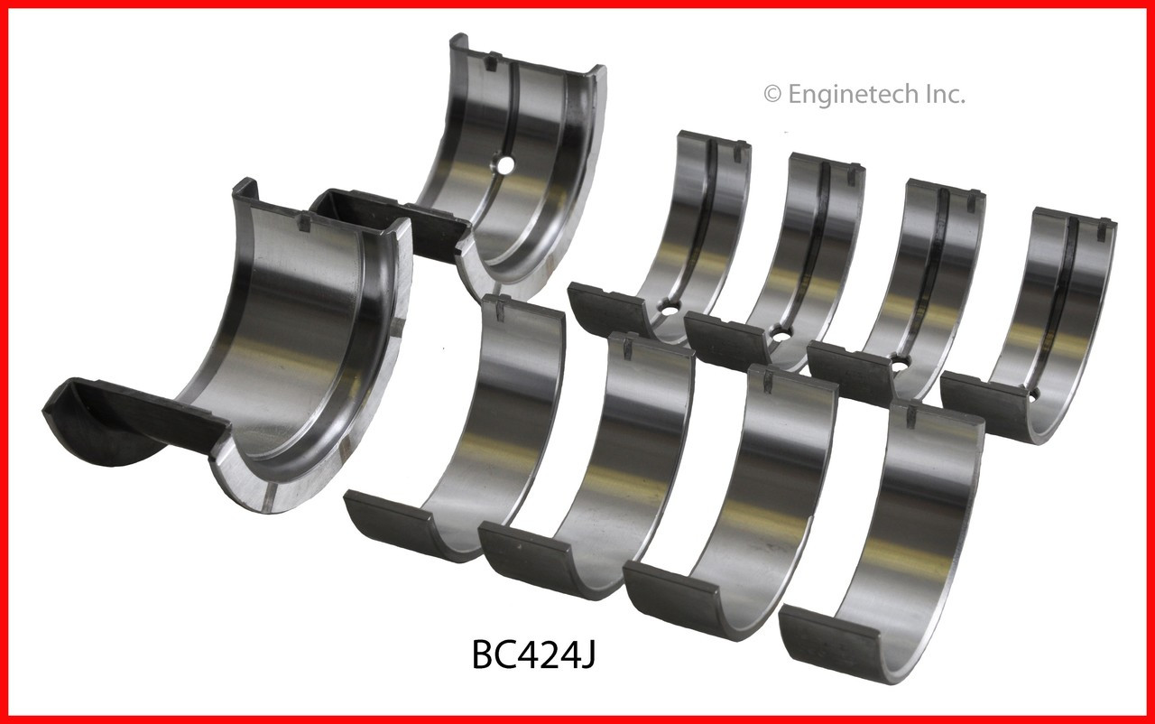 1985 Chevrolet K30 5.7L Engine Crankshaft Main Bearing Set BC424J -5550