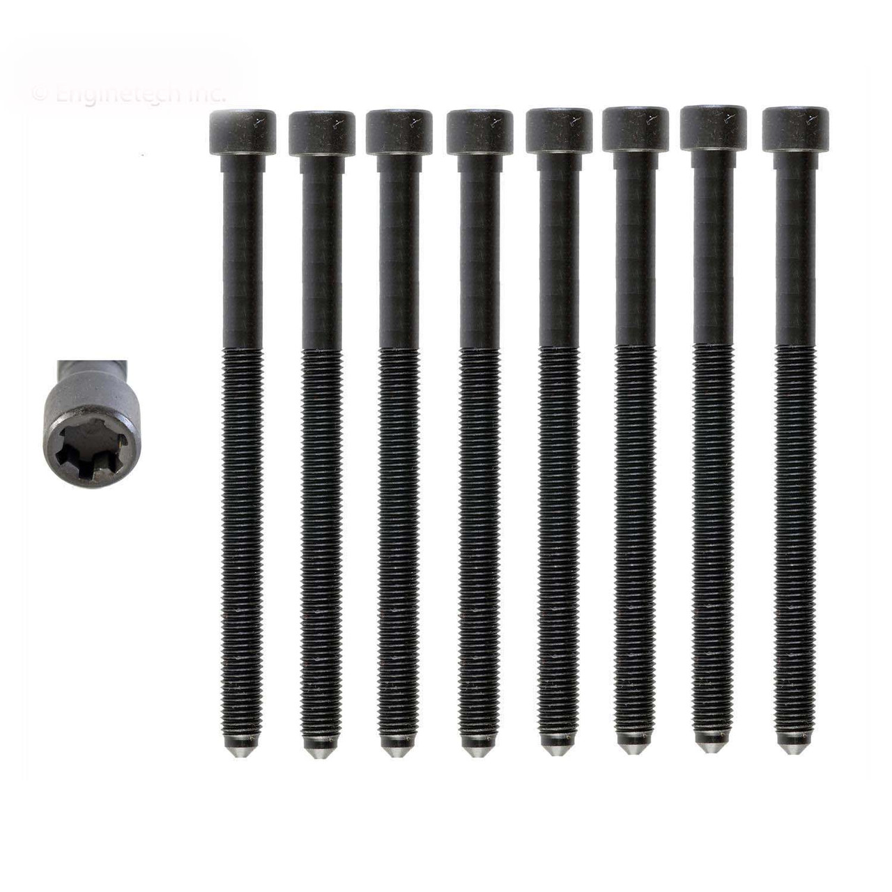 2009 Audi 3.0L 2998ci DOHC V6 24V CAJA Supercharged 84.50mm Bore Head Bolt Set HB304 -EP1