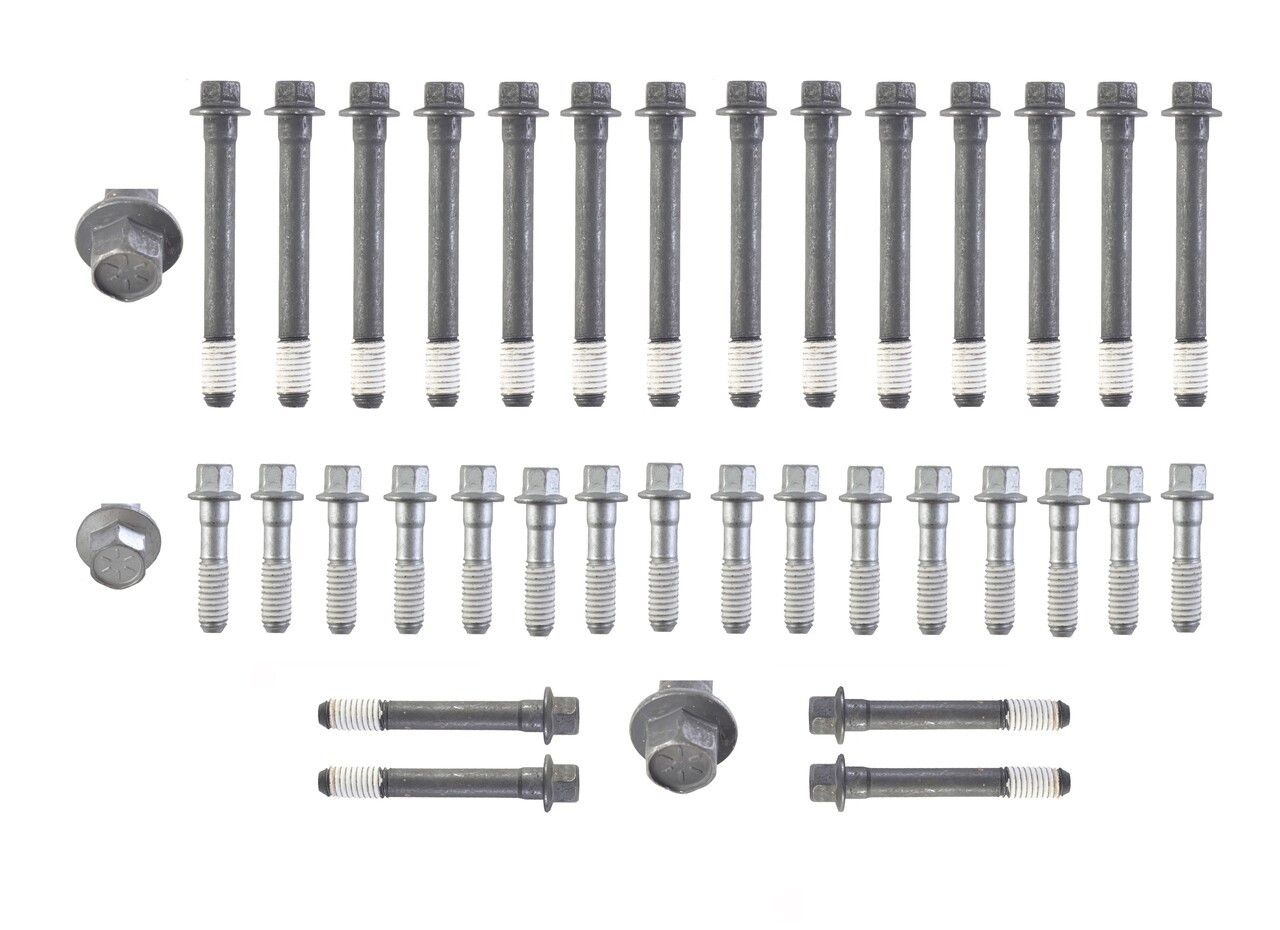 1979-1982 GM 4.4L 267ci OHV V8 16V "J" Chevrolet 3.500" Bore Head Bolt Set HBK142 -EP4