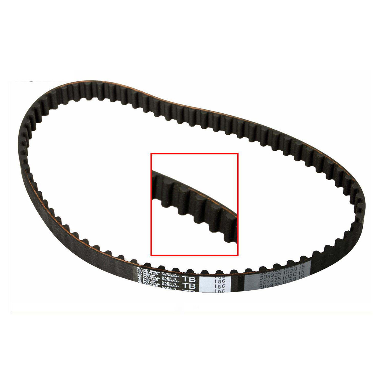 1990-1996 Honda 2.2L 2156ci SOHC L4 16V F22A1,4,6 85.00mm Bore Balance Shaft Belt TB186 -EP3