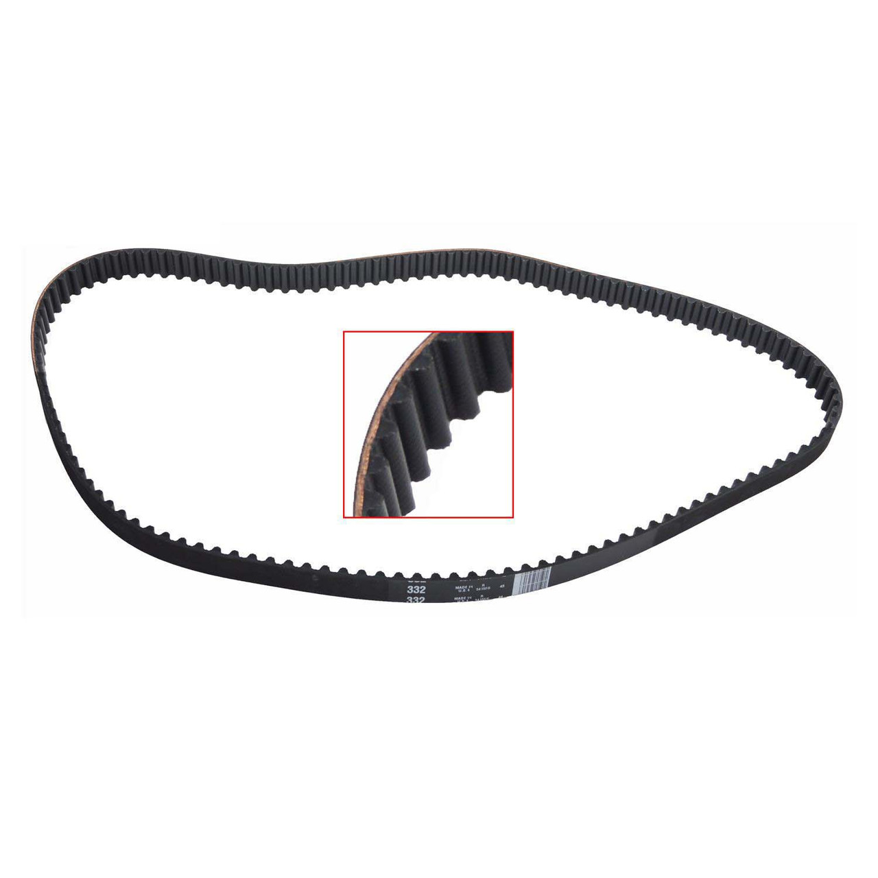 2004-2012 Mitsubishi 2.4L 2378ci SOHC L4 16V 4G69 87.00mm Bore Timing Belt TB332 -EP1