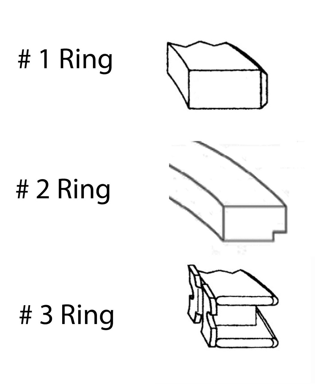 1983-1989 Mitsubishi 2.0L 1997ci SOHC L4 8V G63B 85.00mm Bore Piston Ring Set C85534 -EP4